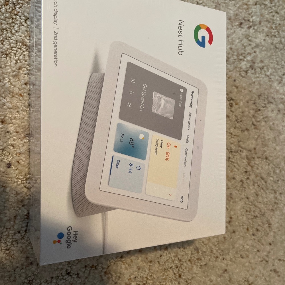 Google Nest Hub (Brand New) (Chalk)